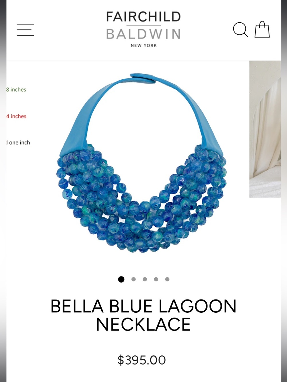 Fairchild Baldwin Bella Lagoon necklace